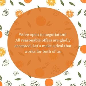 🍊 All Reasonable Offers Welcome 🍊